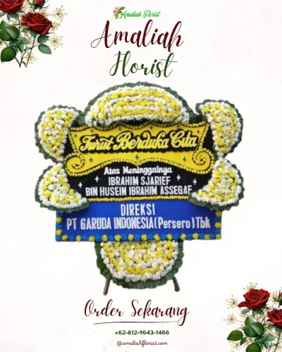 Papan Bunga Duka di Jabonmekar