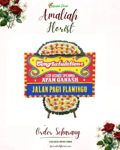 Bunga Papan Congratulation di Jabonmekar